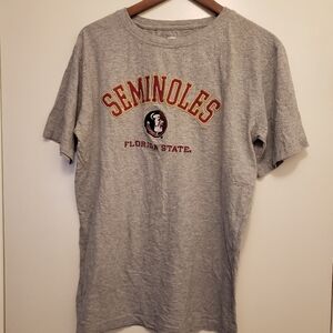 Knights Apparel Florida State Gray Seminoles T-Shirt -MEN'S SIZE MEDIUM